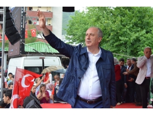 Chp’nin Cumhurbaşkanı Adayı Muharrem İnce Artvin’de