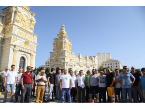 1.4 Milyar Dolarlık Mardan Palacea’nın Önünde İşçinin Alacaklı Eylemi