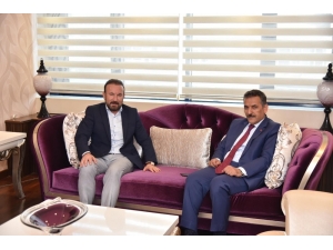 Samsun Valisi Kaymak’tan Başkan Doğan’a Ziyaret