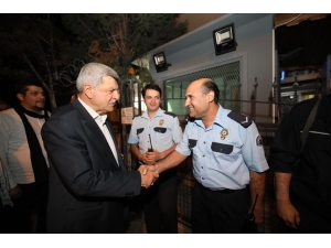 Başkan Karaosmanoğlu Kuruçeşme Polis Merkezi’ni Ziyaret Etti