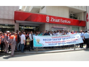 Yüzlerce Kilisli Cumhurbaşkanı Erdoğan’ın Seçim Kampanyası İçin Bağış Yaptı