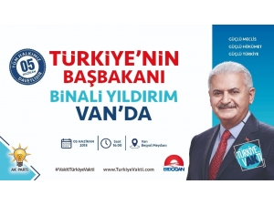 Başbakan Binali Yıldırım Van’a Geliyor