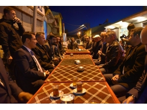 Vali Elban Diyadin’de Vatandaşlarla İftar Yaptı