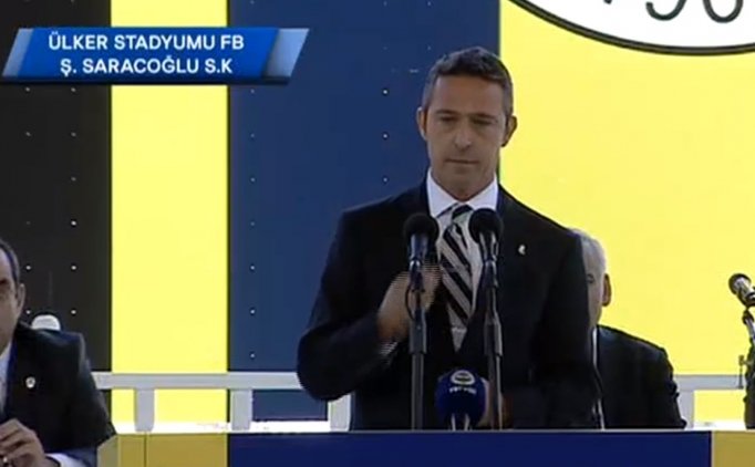 Fenerbahçe Başkan Adayı Ali Koç'un Seçim Konuşması