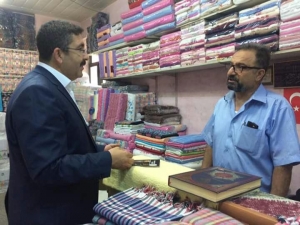 Oymak, Tekstil Çarşısı Esnafı İle Bir Araya Geldi