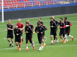 A Milli Takım, Rusya Maçının Hazırlıklarını Tamamladı