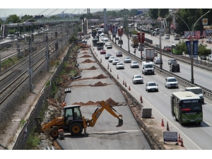 Toplu Taşıma Araçları İçin D-100’e Ek Şerit