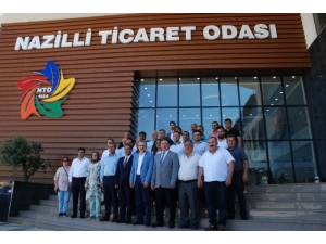 Ak Parti’li Mustafa Savaş’tan Nazilli Ticaret Odasına Ziyaret