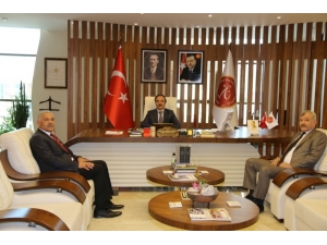 Nesob Başkanı Pınarbaşı Rektör Bağlı’yı Ziyaret Etti
