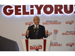 Chp Lideri Kılıçdaroğlu: "Orta Doğu 50-100 Yıldır Kan Akan Bölgedir"