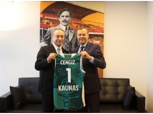 Litvanya Büyükelçisi’nden Mustafa Cengiz’e Ziyaret