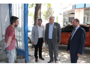 Milletvekili Adayı Ali Sürücü Sanayi Esnafını Ziyaret Etti