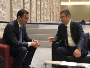 Bakan Canikli Brüksel’de Karadağ Savunma Bakanı İle Görüştü