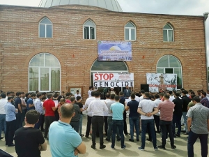 Gürcistan’dan Filistin’e Destek Gösterisi