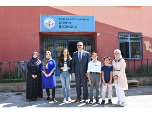 Kızılcahamam’da Karne Gününde Belediyeden Miniklere Sürpriz