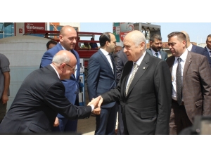 Mhp’liler Bahçeli’yi Turan Köyünde Karşıladı