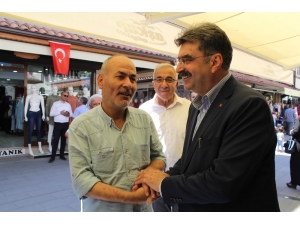 Milletvekili Adayı Orhan Erdem Bedesten Esnafını Ziyaret Etti