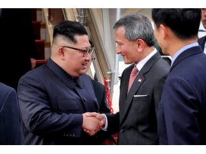 Kuzey Kore Lideri Kim, Tarihi Zirve İçin Singapur’da