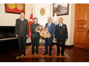 Jandarma’dan Vali Doğan’a Ziyaret