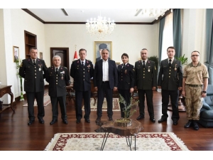 Jandarma’dan Vali Tekinarslan’a Ziyaret