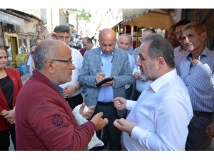 Murat Demir, İnebolu’da Esnaf Ziyaretinde Bulundu