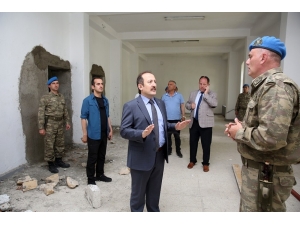 Vali Pehlivan Prefabrik Yapıları İnceledi