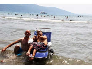 Muğlalı Engelli Vatandaş, 42 Yıl Sonra Deniz Gördü