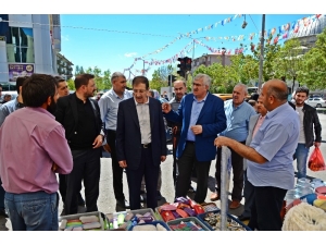 Başkanlar, Palandöken’de Pazar Esnafıyla Buluştu
