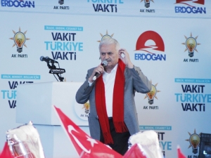 Başbakan Binali Yıldırım, Memleketi Erzincan’da Konuştu