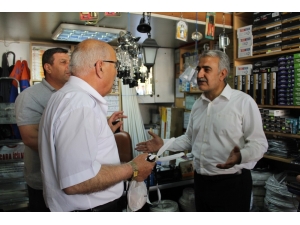 Hasan Angı Ve Abdullah Ağralı’dan Esnaf Ziyaretleri