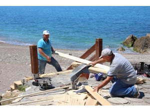 Akçakoca Kadınlar Plajı Sezona Hazırlanıyor