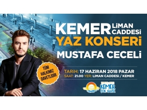 Kemer Mustafa Ceceli Konseri İle Yaza Merhaba Diyecek