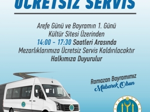 Bilecik Belediyesi’nden Mezarlıklara Ücretsiz Servis Hizmeti