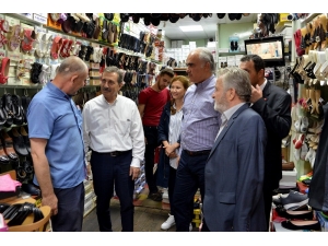 Başkan Ataç, Sivrihisar’da Esnaf Ziyareti Gerçekleştirdi