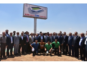 Cizre’ye 10 Bin 500 Kişilik Stadyum Yapılıyor
