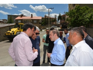 Başkan Epcim Asfalt Çalışmaları Denetledi