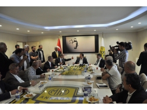 Mhp Heyetinden Ankaragücü’ne Anlamlı Ziyaret