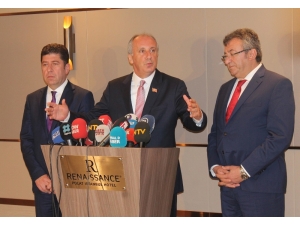 Muharrem İnce: "Türk Medyası Ne Yazık Ki Sınıfta Kaldı"