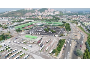 Büyükşehir’den İzmit Şehirlerarası Otobüs Terminali’nde Çalışma