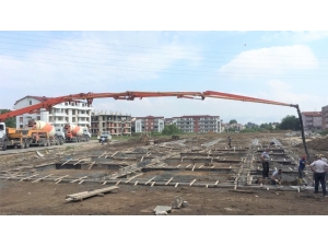 Barbaros Mahallesi Kapalı Semt Pazarının Temeli Atıldı