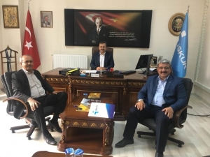 Başkanlar’dan Müdür Kamil Uçan’a Teşekkür Ziyareti