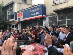 Mhp’ye Horasan’da Sevgi Seli