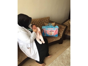 Körfez Belediyesi, Bebek Ve Yaşlı Ziyaretlerini Sürdürüyor