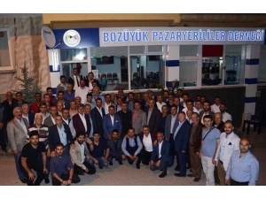 Başkan Yalçın, Pazaryerililerle Bir Araya Geldi