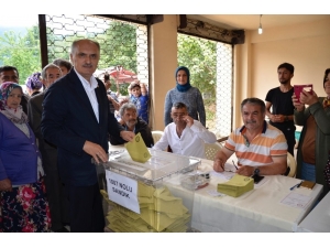 Ak Parti Giresun Milletvekilleri Cemal Öztürk Ve Sabri Öztürk Oylarını Kullandı