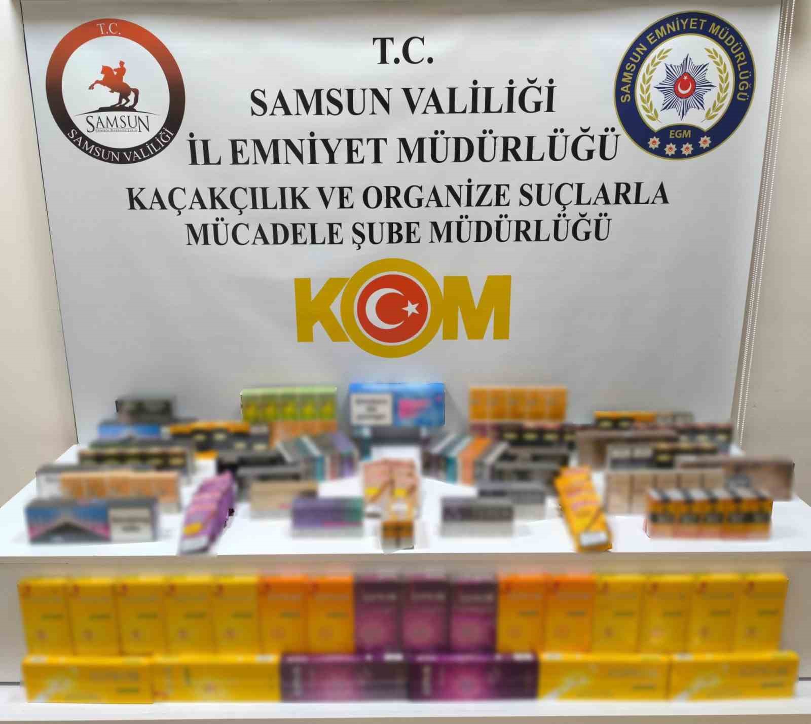 bafra-da-500-paket-kacak-sigara-ele-gecirildi