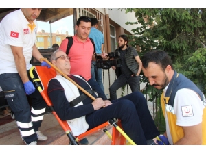 112 Acil Servis Ekiplerinin Yardımı İle Oyunu Kullandı