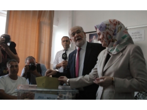 Saadet Partisi Genel Başkanı Karamollaoğlu Oyunu Çankaya’da Kullandı