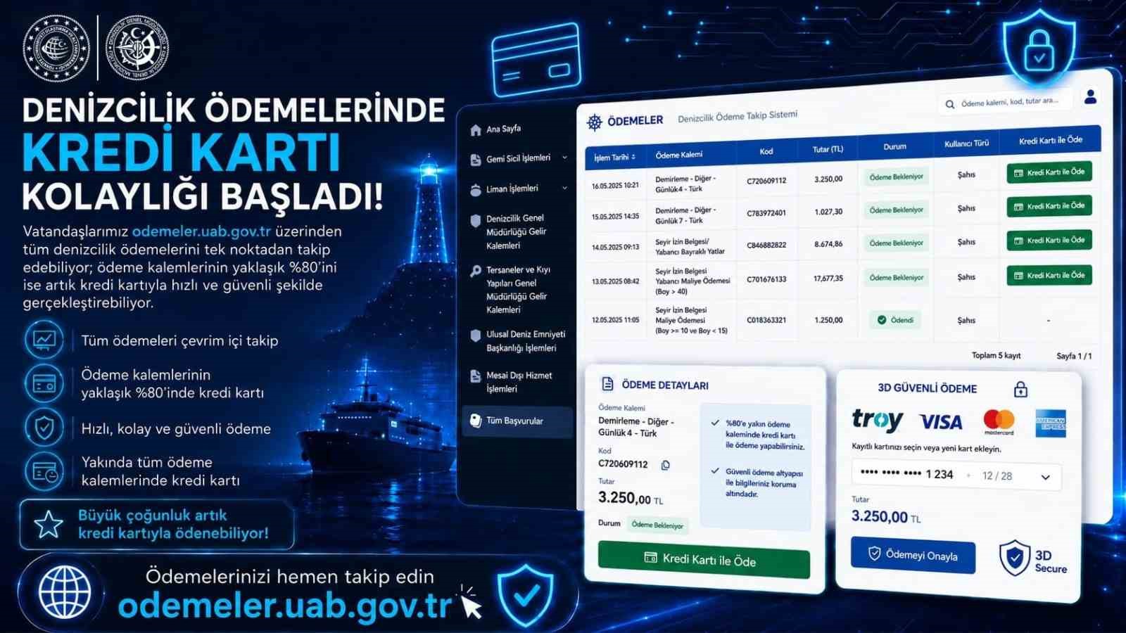 bakan-uraloglu-denizcilik-odemelerinin-yaklasik-yuzde-80-i-kredi-kartiyla-cevrim-ici-yapilabiliyor