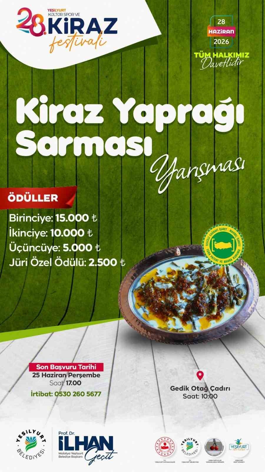 yesilyurt-un-unlu-lezzeti-kiraz-yapragi-sarmasi-icin-28-haziran-da-yarisma-duzenlenecek